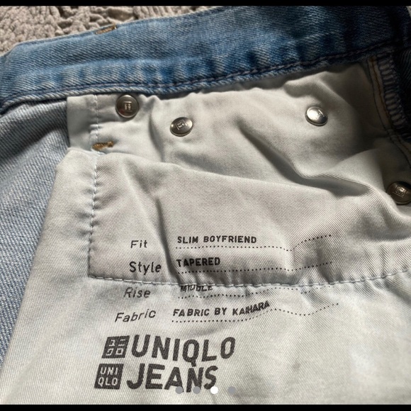 ISO Uniqlo Slim Boyfriend Jeans - Picture 2 of 3